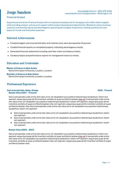 Vorlage «Academic»